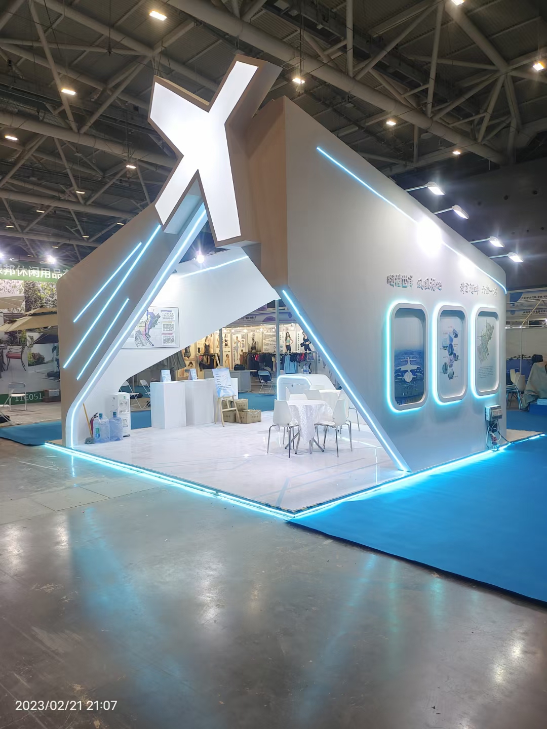 廣州展會搭建設計深圳跨境電商展，福永街道展臺