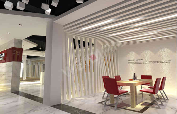 東亞鋼門廣州企業展廳設計裝修