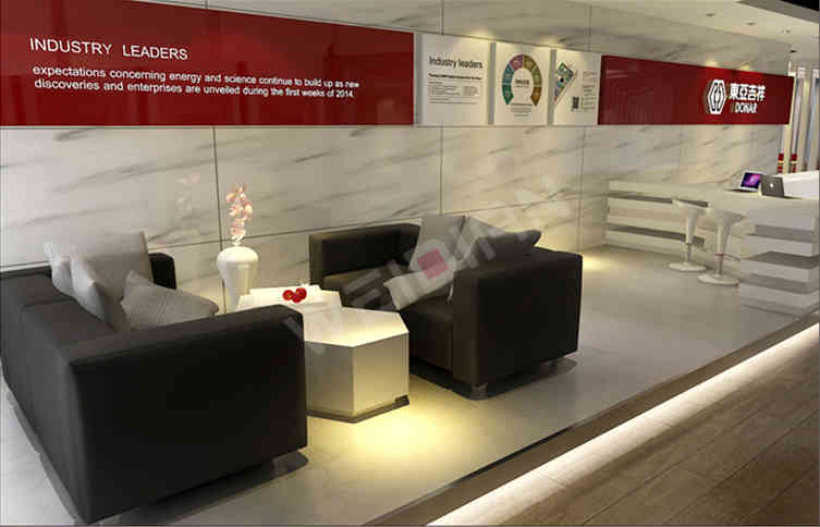 東亞鋼門廣州企業展廳設計裝修