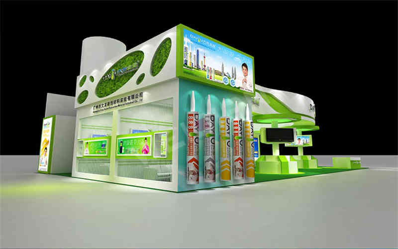 廣州展臺裝修設計公司助力大友裝飾材料廣州國際建筑裝飾展覽會CBD廣州展臺設計搭建