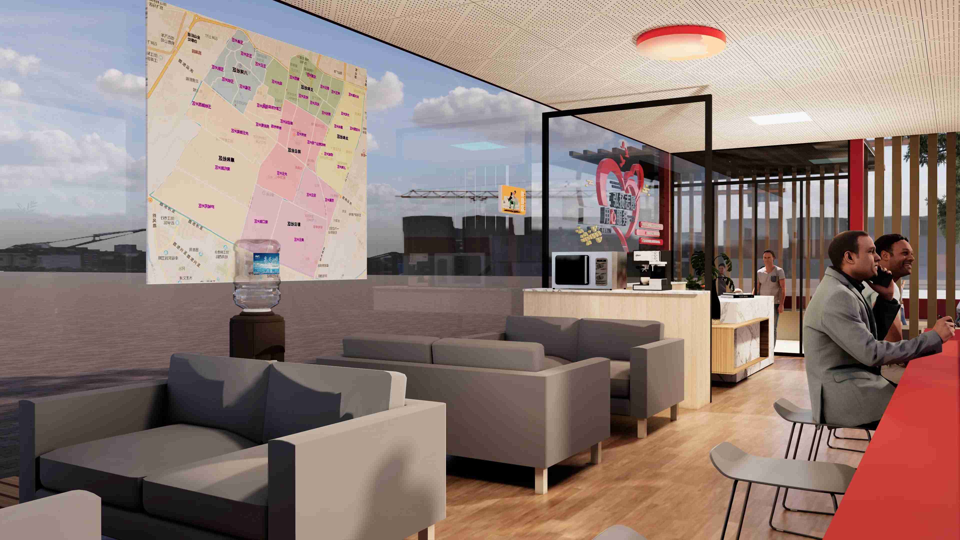 廣東佛山黨群服務驛站、廣東暖心驛站、廣東愛心驛站設計施工