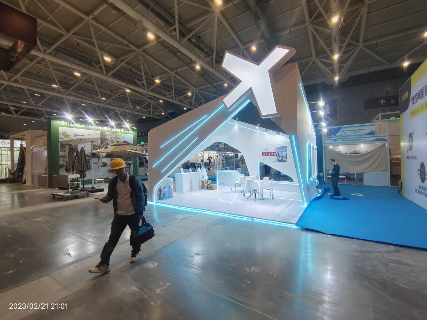 廣州展會搭建設計深圳跨境電商展，福永街道展臺